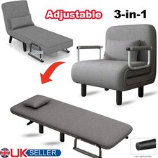 190CM Single Fabric Sofa Bed